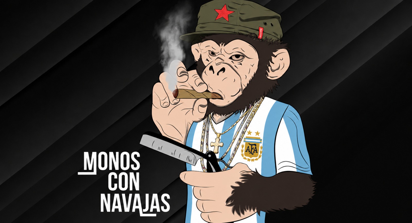 Monos con Navajas Logo